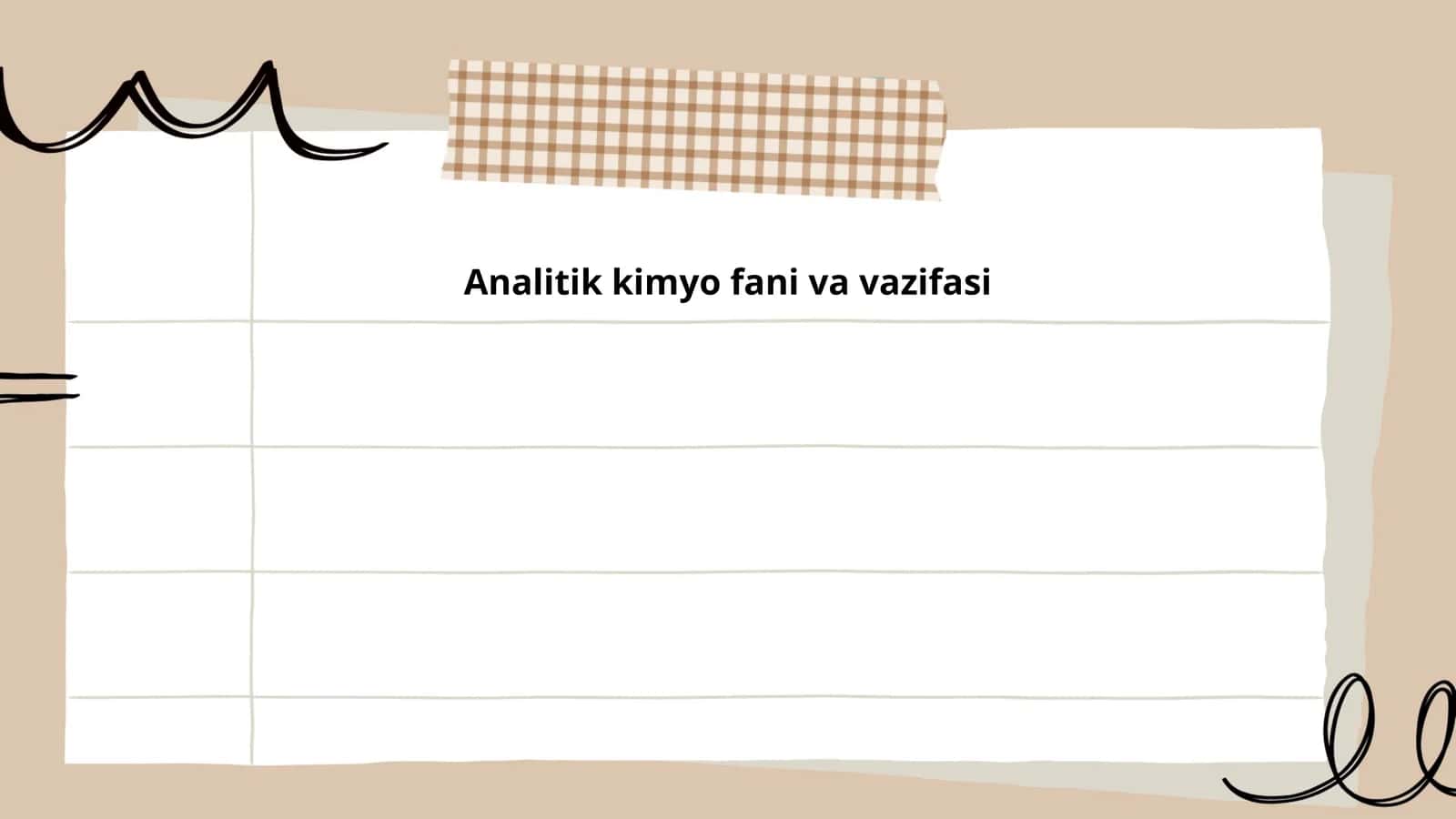 Analitik kimyo fani va vazifasi