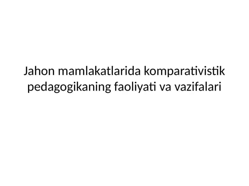 Pedagogika