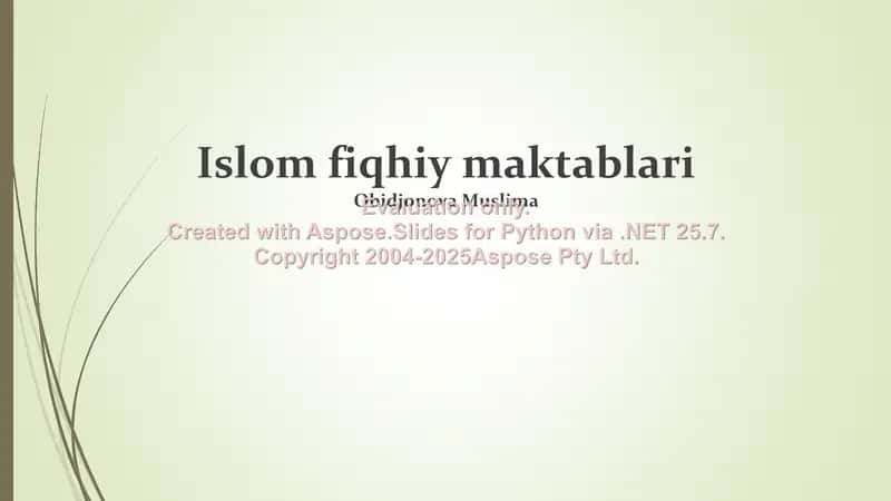 Islom fiqhiy maktablari