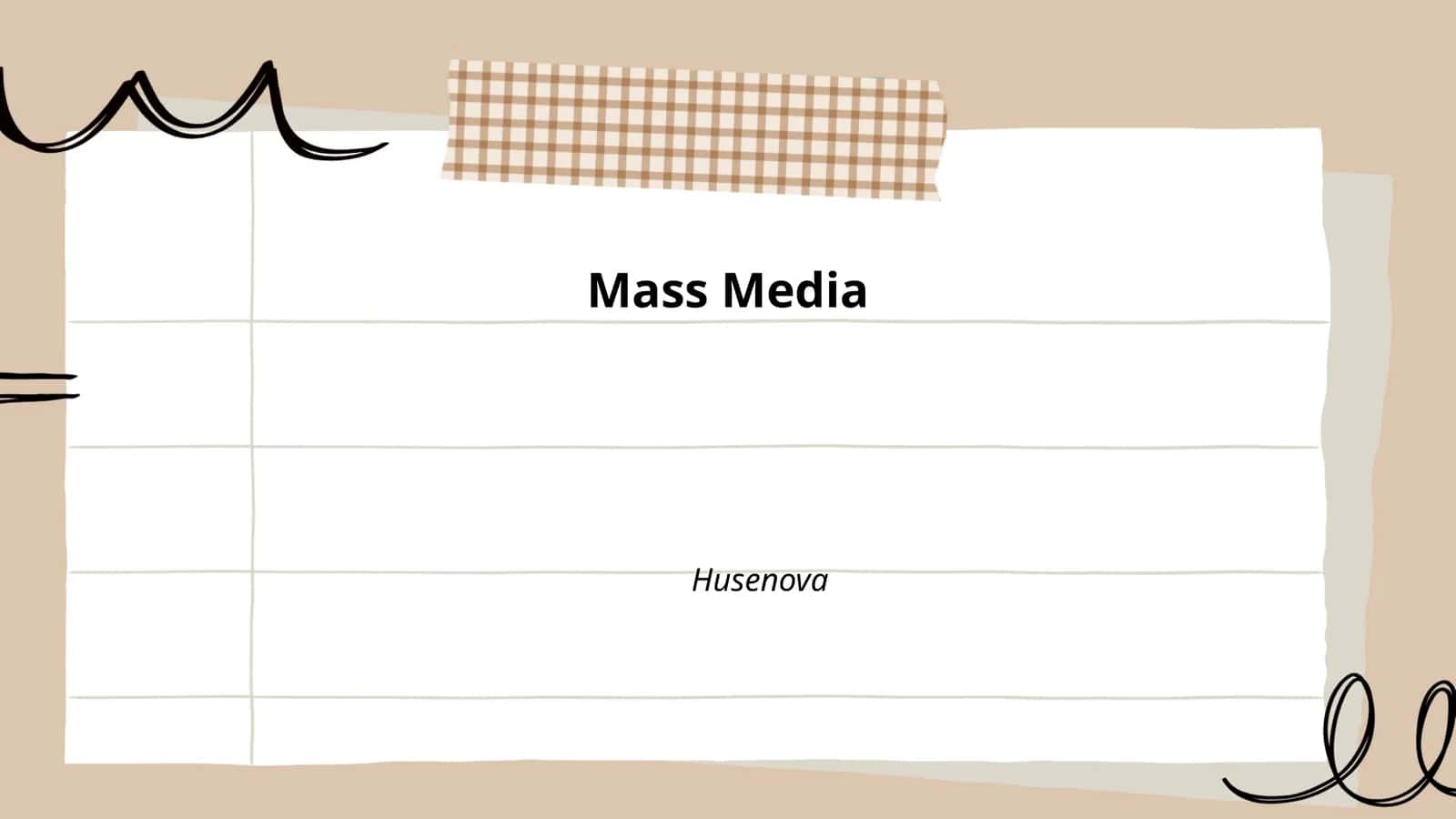 History of Mass Media