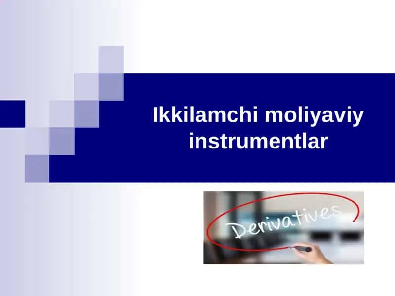 Ikkilamchi moliyaviy instrumentlar