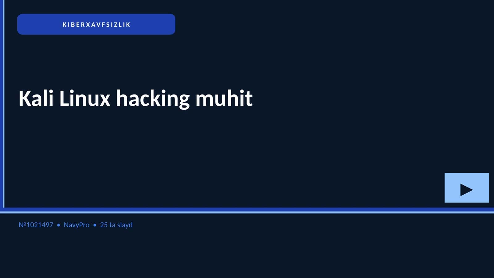 KIBERXAVFSIZLIK