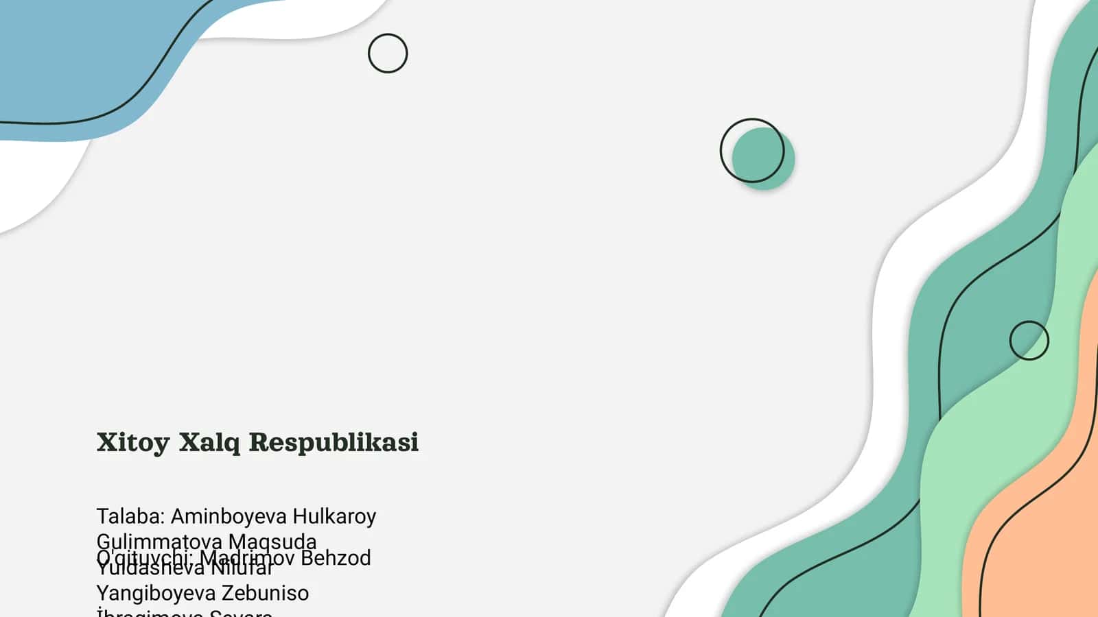 Xitoy Xalq Respublikasi