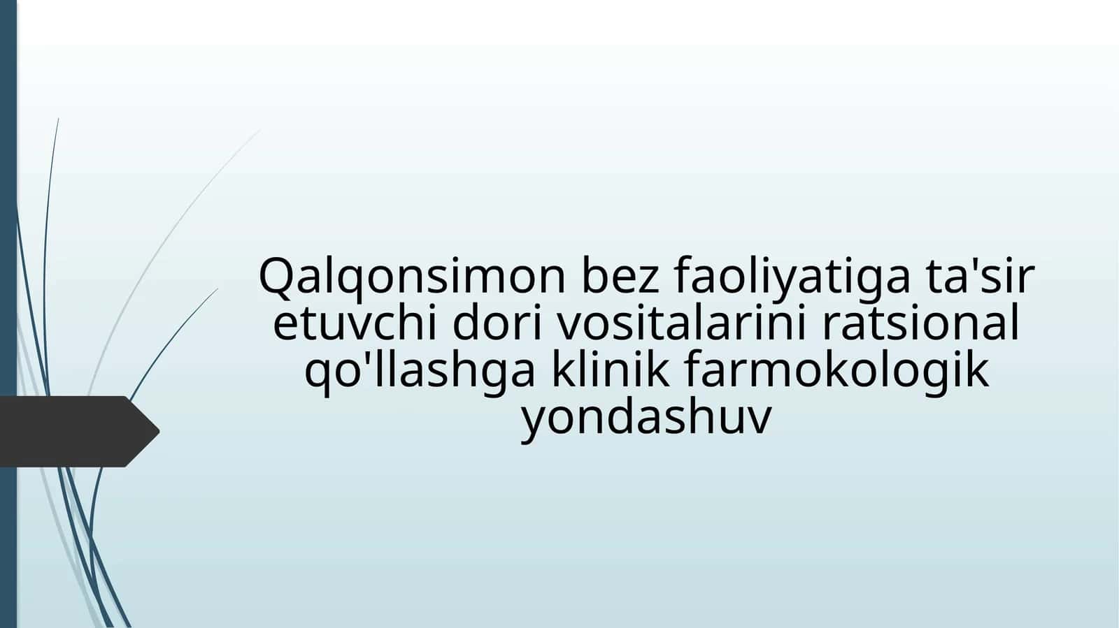 Qalqonsimonbez faoliyati