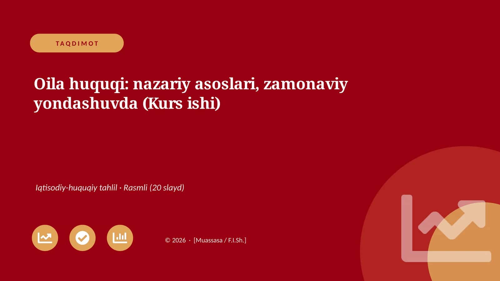 Oila huquqi: nazariy asoslari, zamonaviy yondashuvda (Kurs ishi)