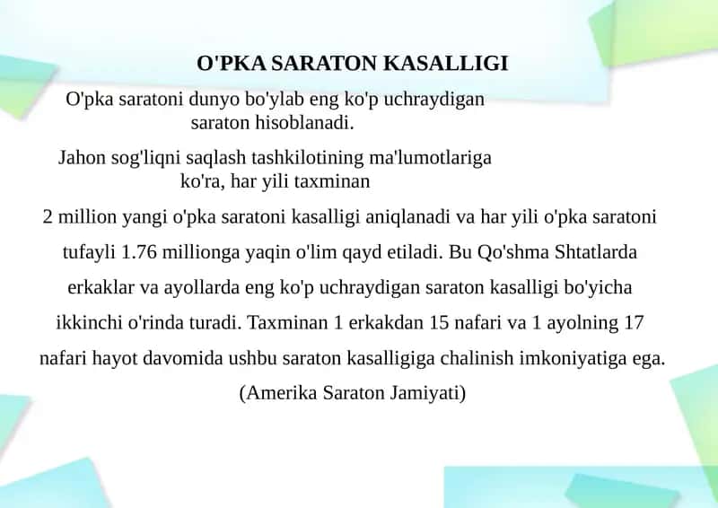 O'PKA SARATON KASALLIGI