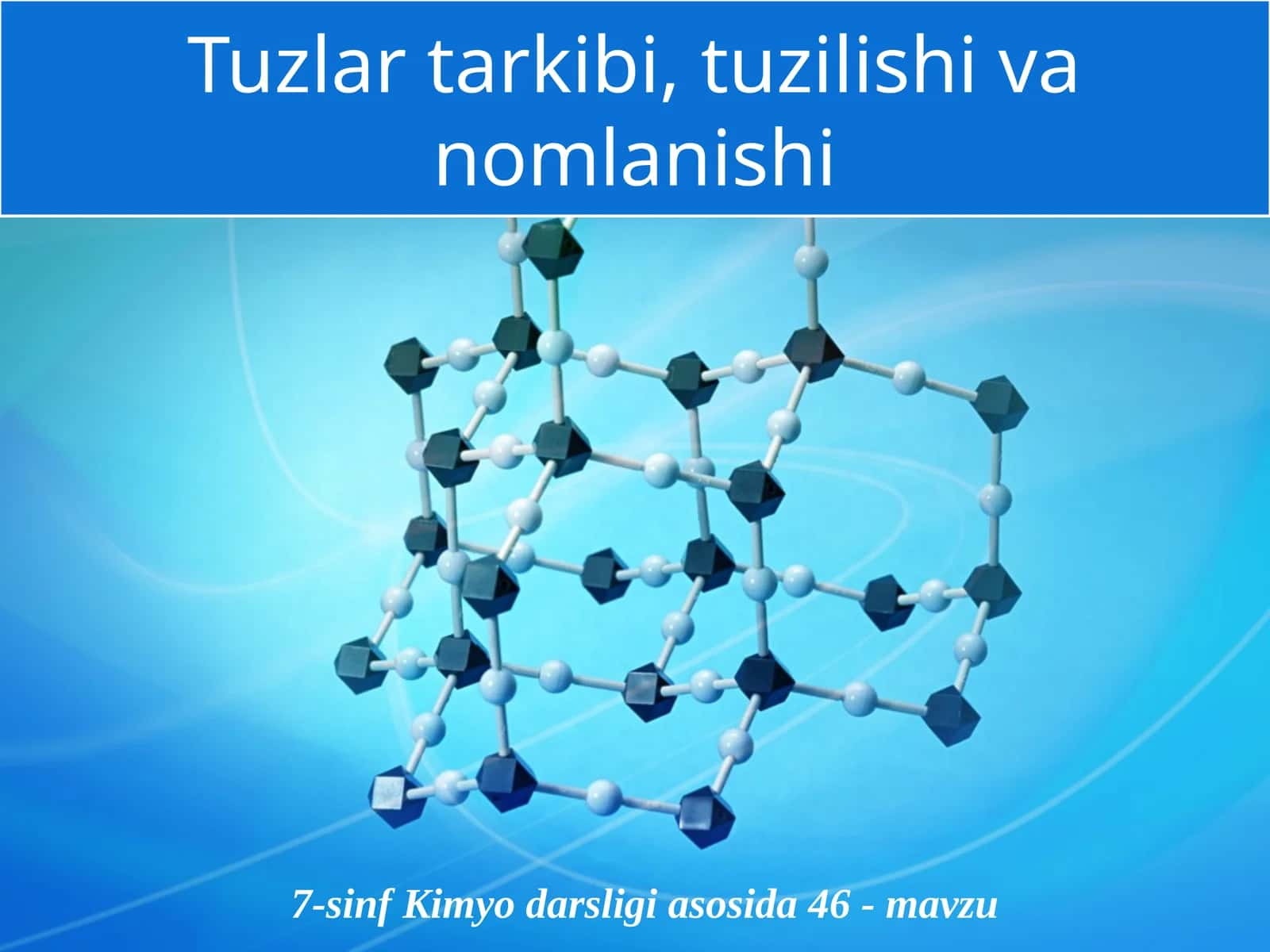 7-sinf Kimyo darsligi asosida 46-mavzu