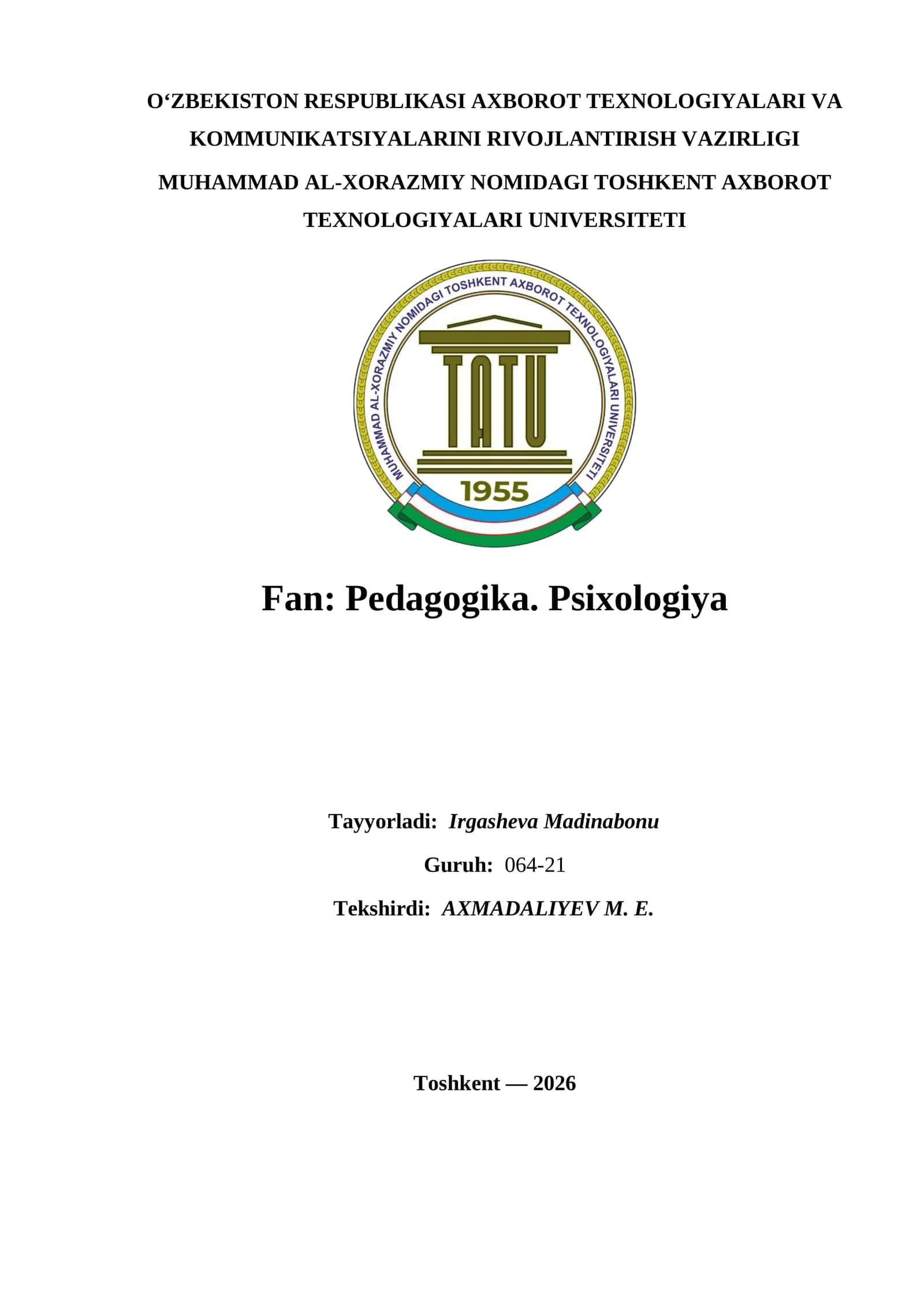 INSONIYAT TARAQQIYOTINING DASTLABKI BOSQICHLARIDA PEDAGOGIKANING VUJUDGA KELISHI VA RIVOJLANISH TARIXI