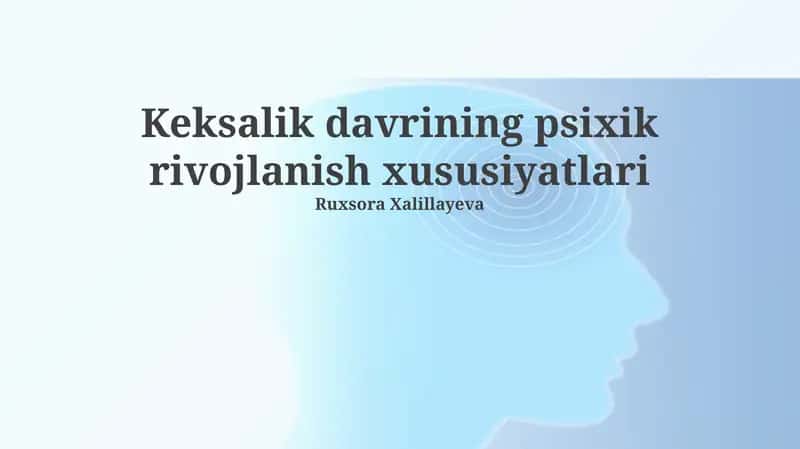Muloqot ko‘nikmalarini rivojlantirish