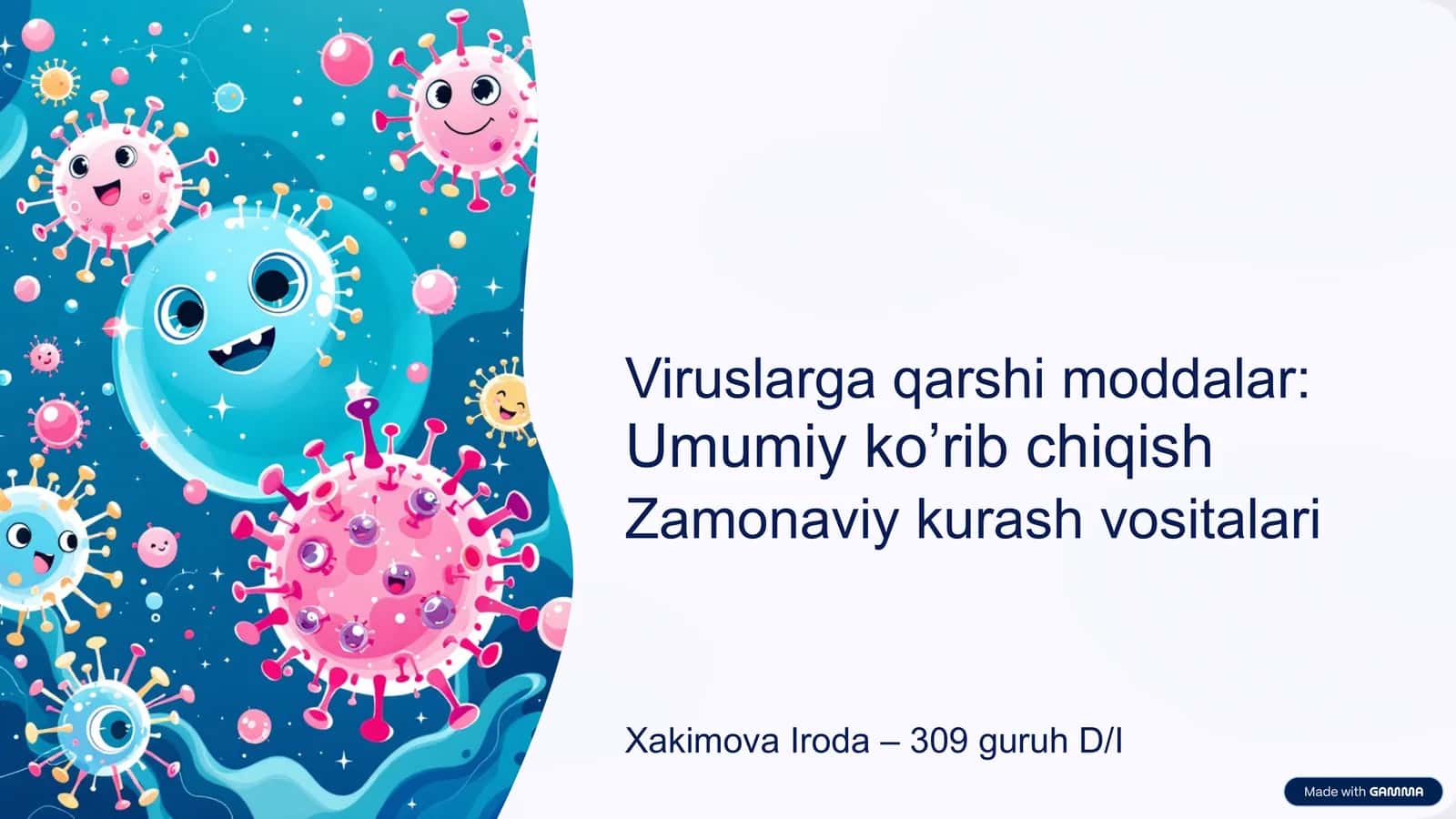 Viruslarga qarshi moddalarni yaratish uzoq vaqt davomida qiyin va mas'uliyatli ish deb hisoblanib kelingan