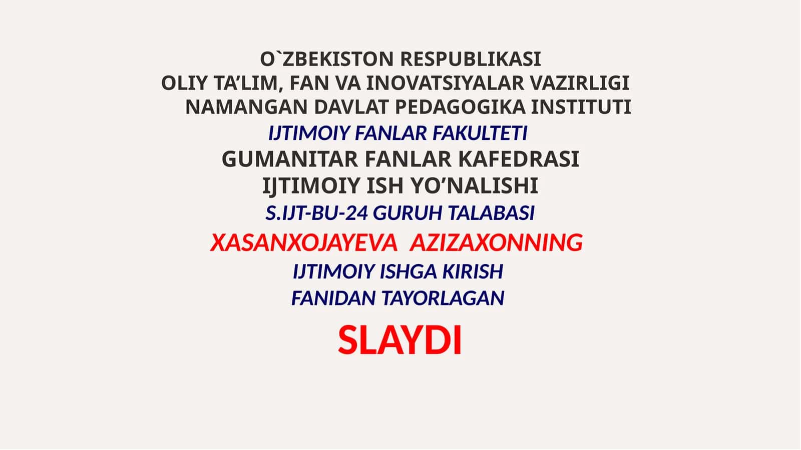 Diskriminatsiya qilinmaslik tamoyili