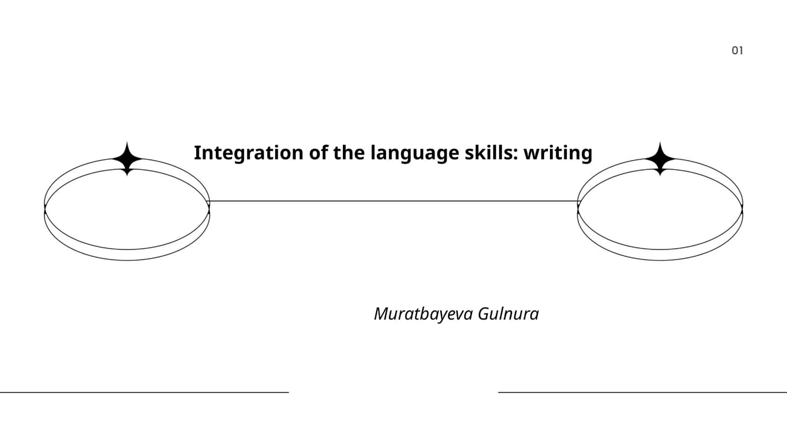 Integration of the language skills: writing