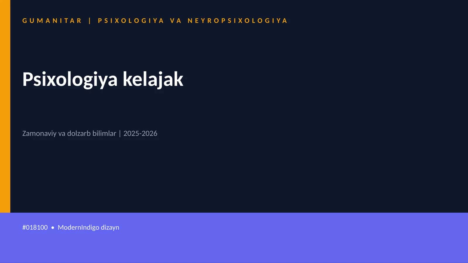 Psixologiya kelajak
