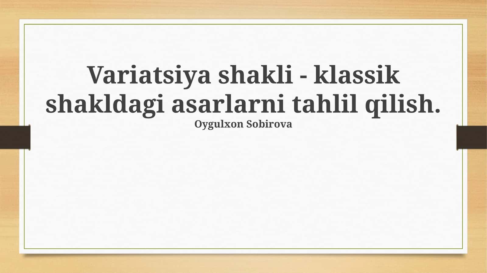 Forma variatsiyasi