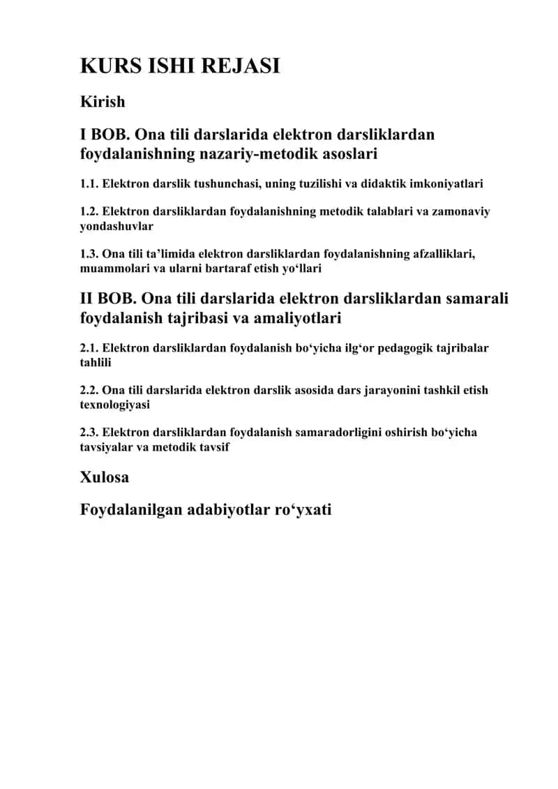 Ona tili elektron darsliklari