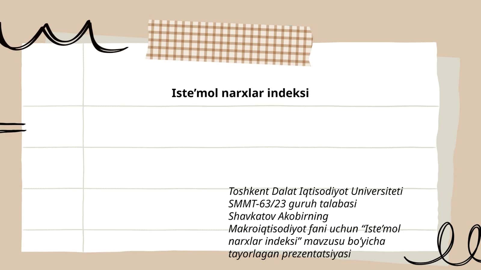 Iste’mol narxlar indeksi