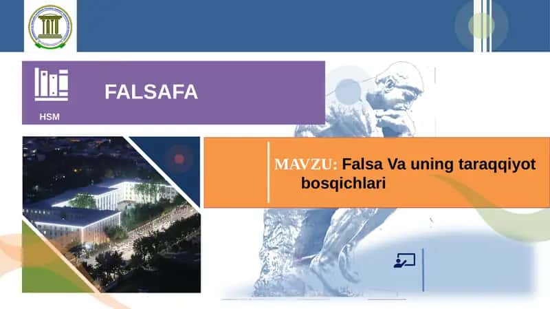 Falsafa va uning taraqqiyot bosqichlari