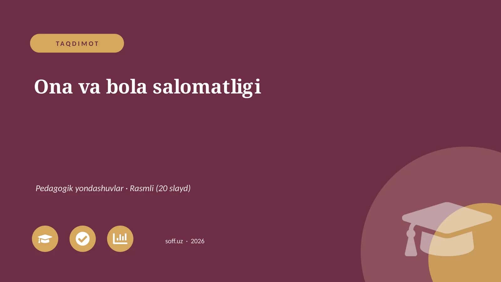 Ona va bola salomatligi