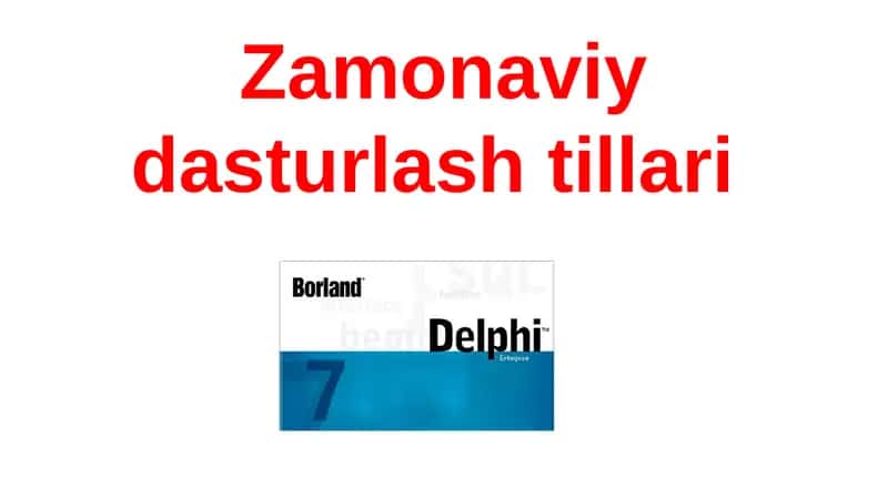 Zamonaviy dasturlash tillari
