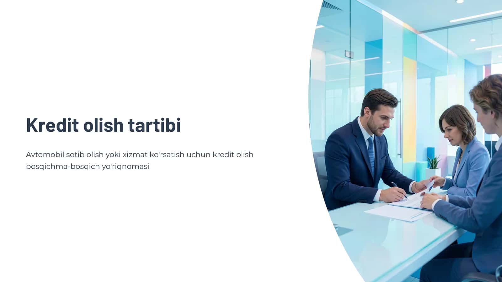 Kredit olish tartibi