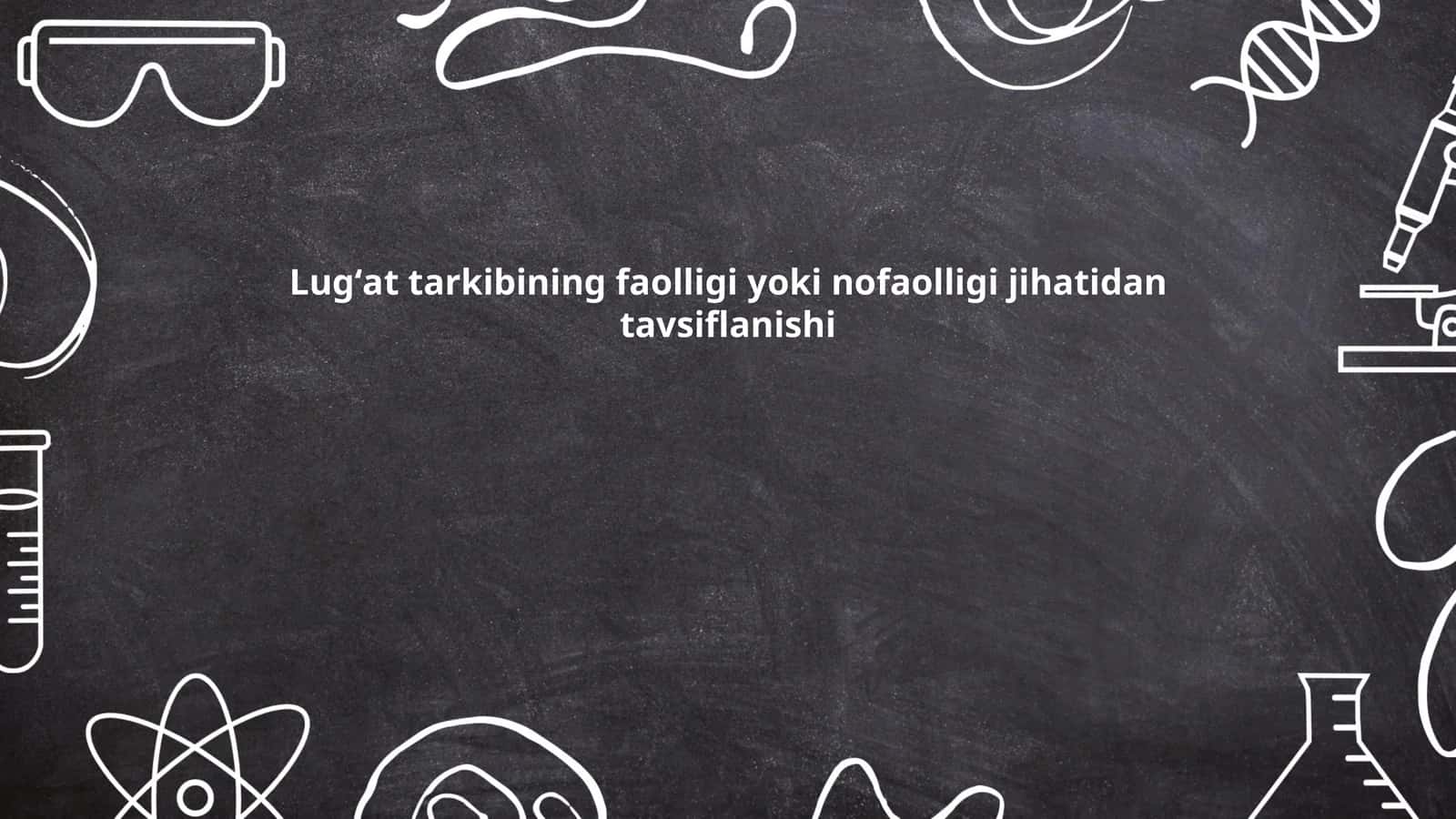 Aktiv lugʻat