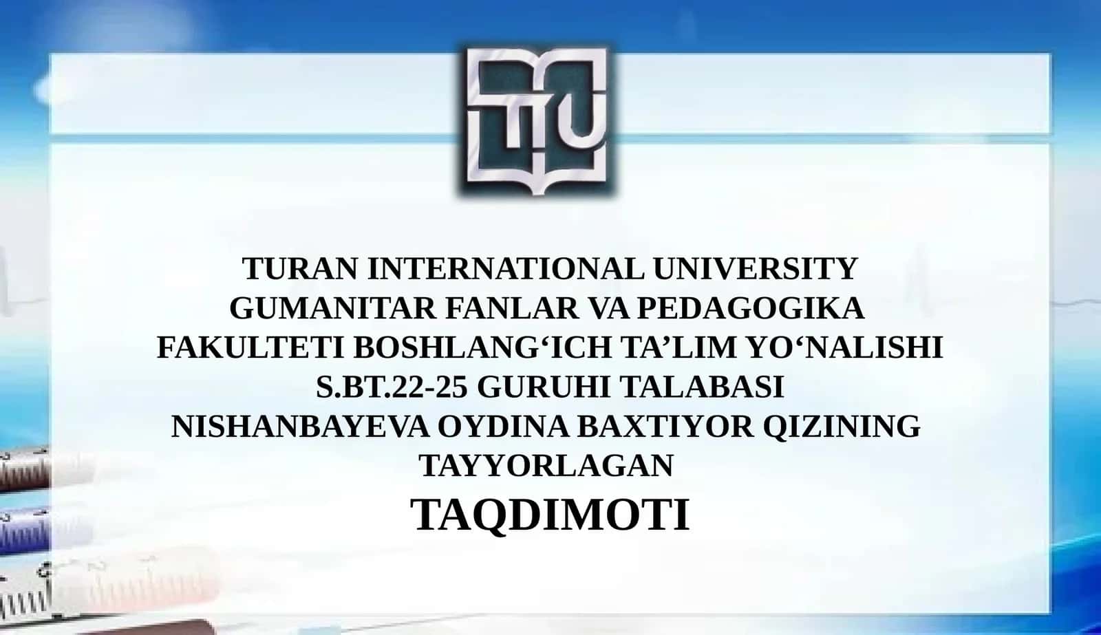"Boshlang‘ich sinf darsliklarida punktuatsiyaga oid berilgan materiallar tahlil qilish"