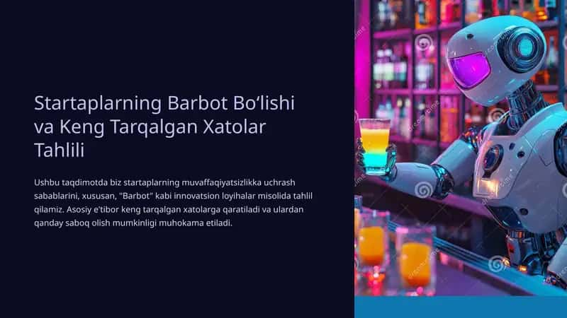 Startaplarning Barbot Bo‘lishi va Keng Tarqalgan Xatolar Tahlili