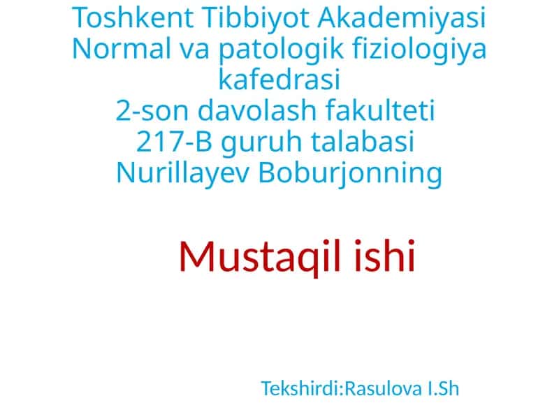 Yurak faoliyatini tekshirish usullari