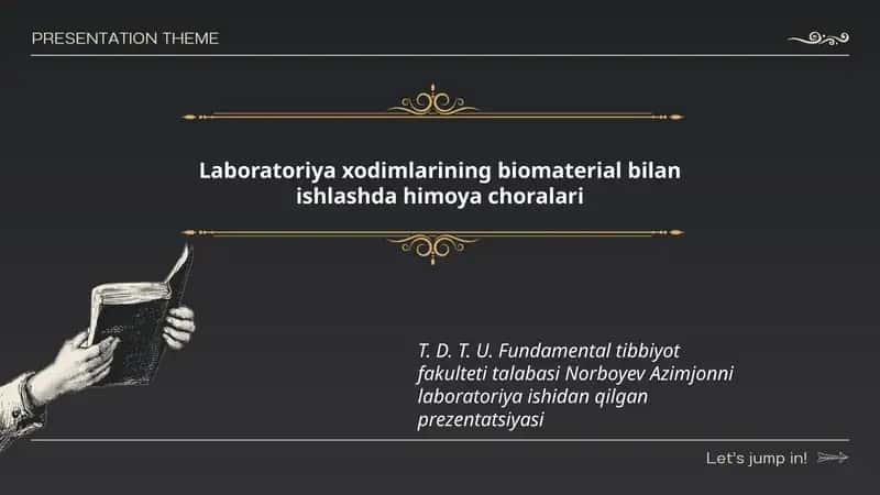 Laboratoriya xodimlarining biomaterial bilan ishlashda himoya choralari