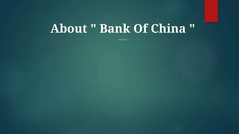 Bank of China