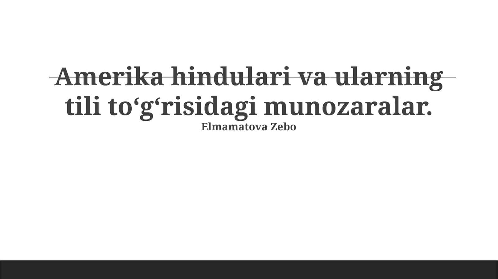 Amerika hindulari va ularning tili to‘g‘risidagi munozaralar