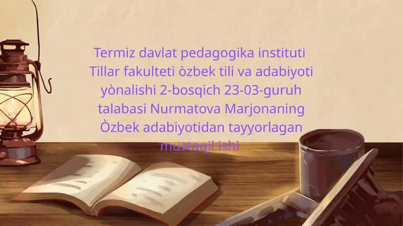 AHMAD YASSAVIZY VA AHMAD YUGNAKIYY HAYOTI VA IJODI