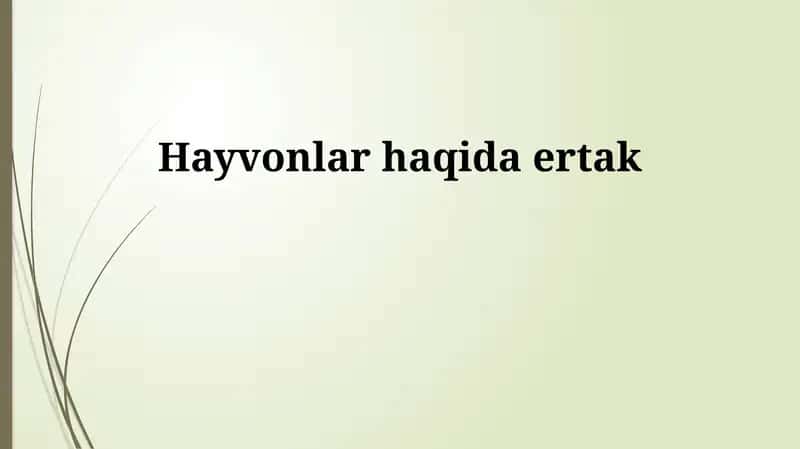 Kirish: Hayvonot olamiga sayohat