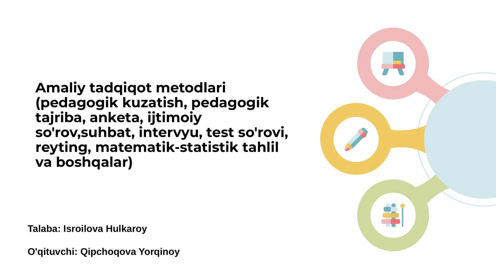 Pedagogik Kuzatish Metodlari