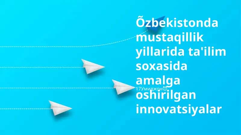 O'zbek darsliklarida texnologiyalarni qo'llash