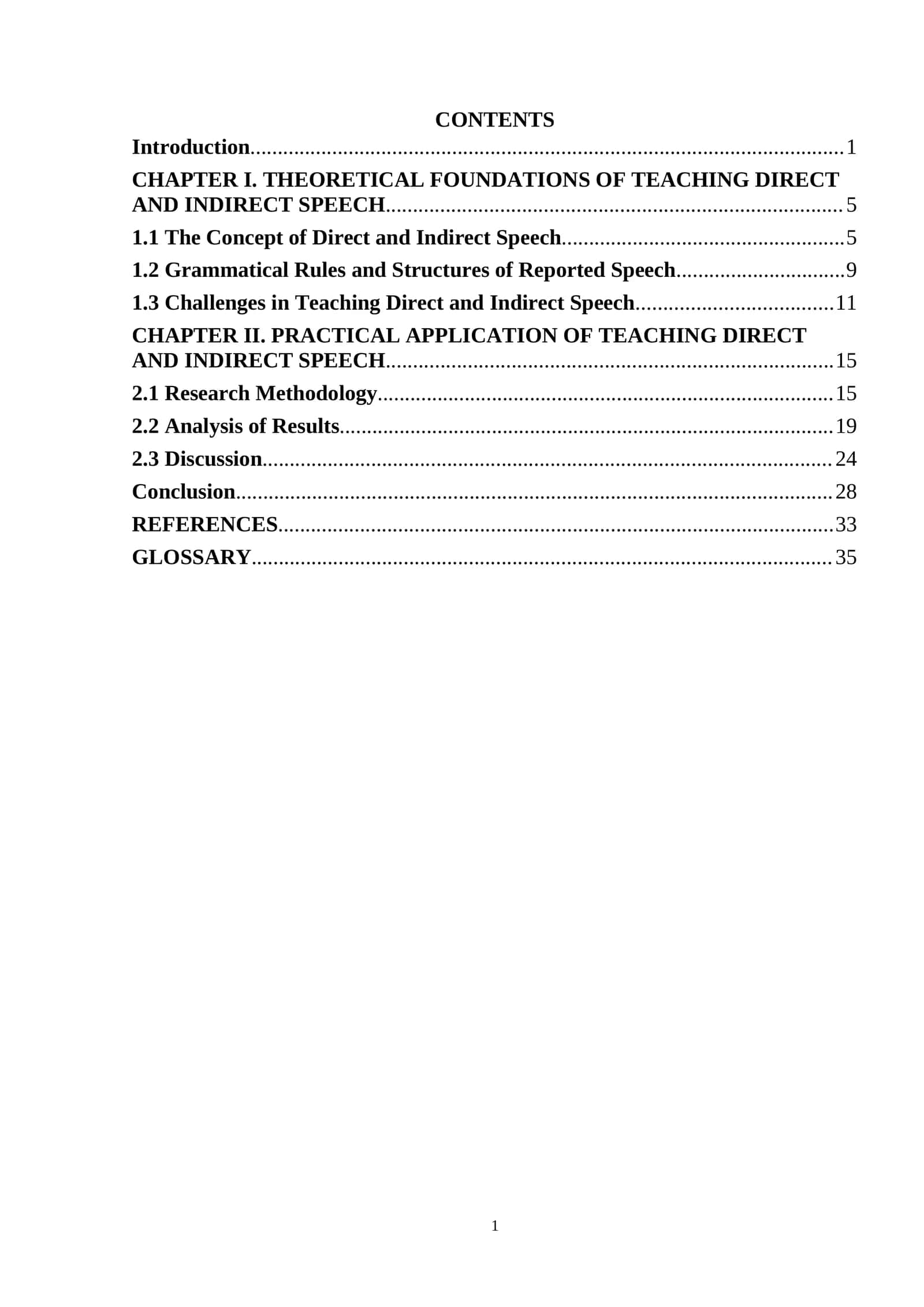 PRACTICAL APPLICATION OF TEACHING DIRECT AND INDIRECT SPEECH