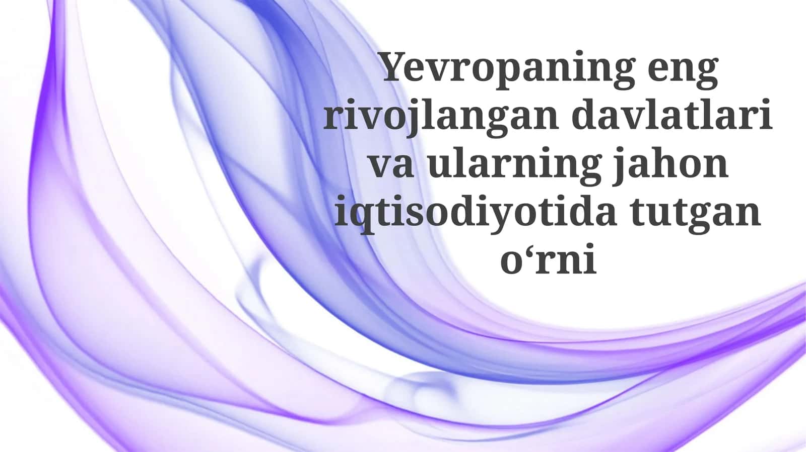 Rivojlanishni ta'riflash: Tahlil uchun ramka