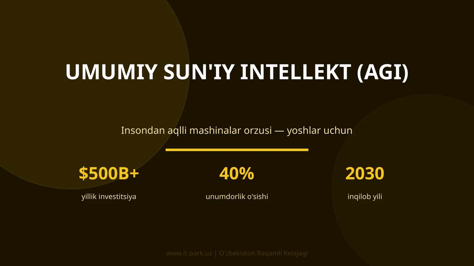 UMUMIY SUN'IY INTELLEKT (AGI)
