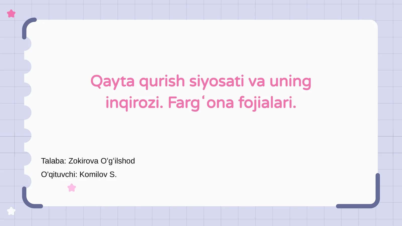 Qayta Qurish Siyosati va Uning Inqirozi