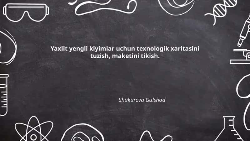 Texnologik xarita tuzish