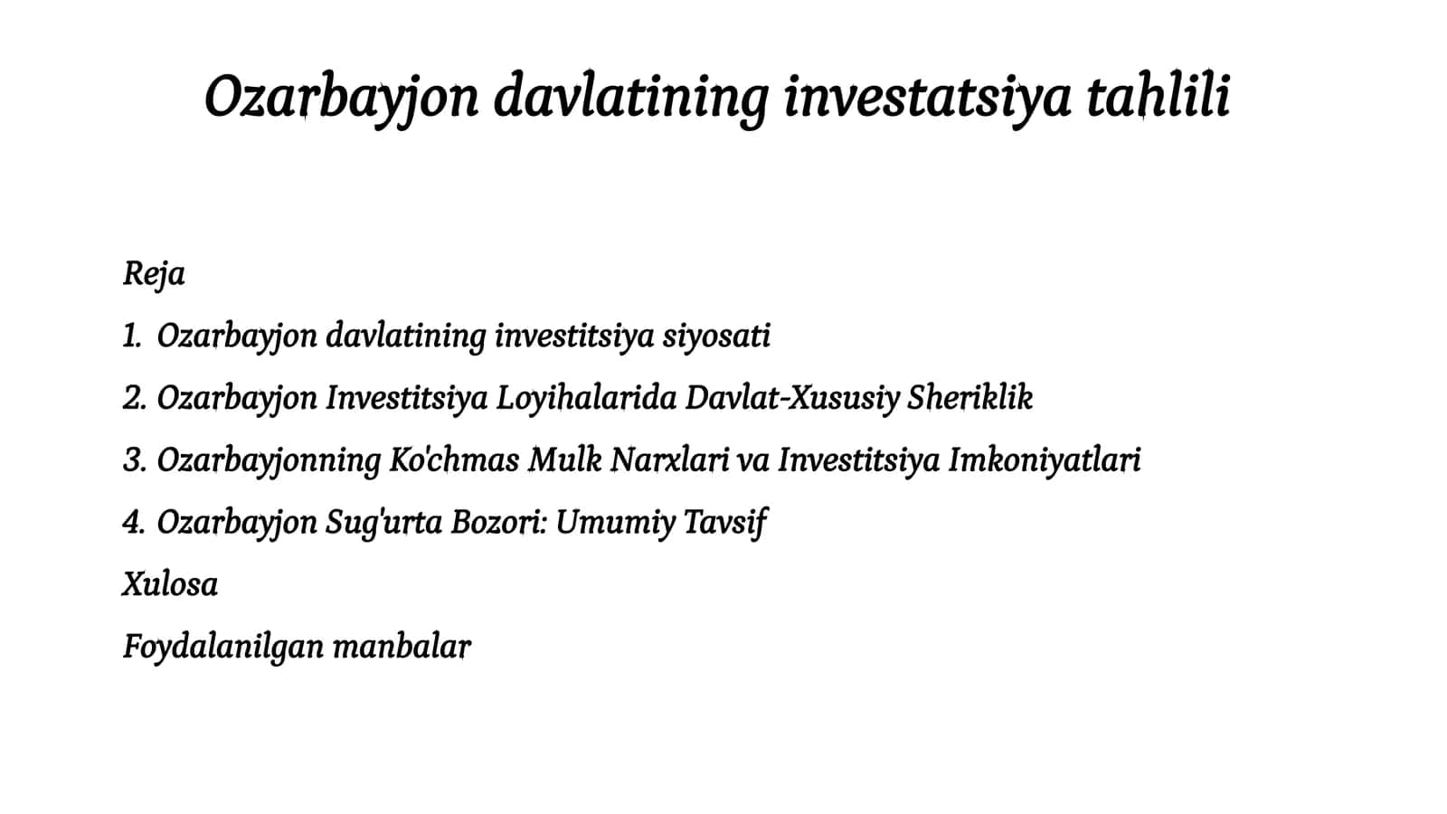 Investitsiya siyosati