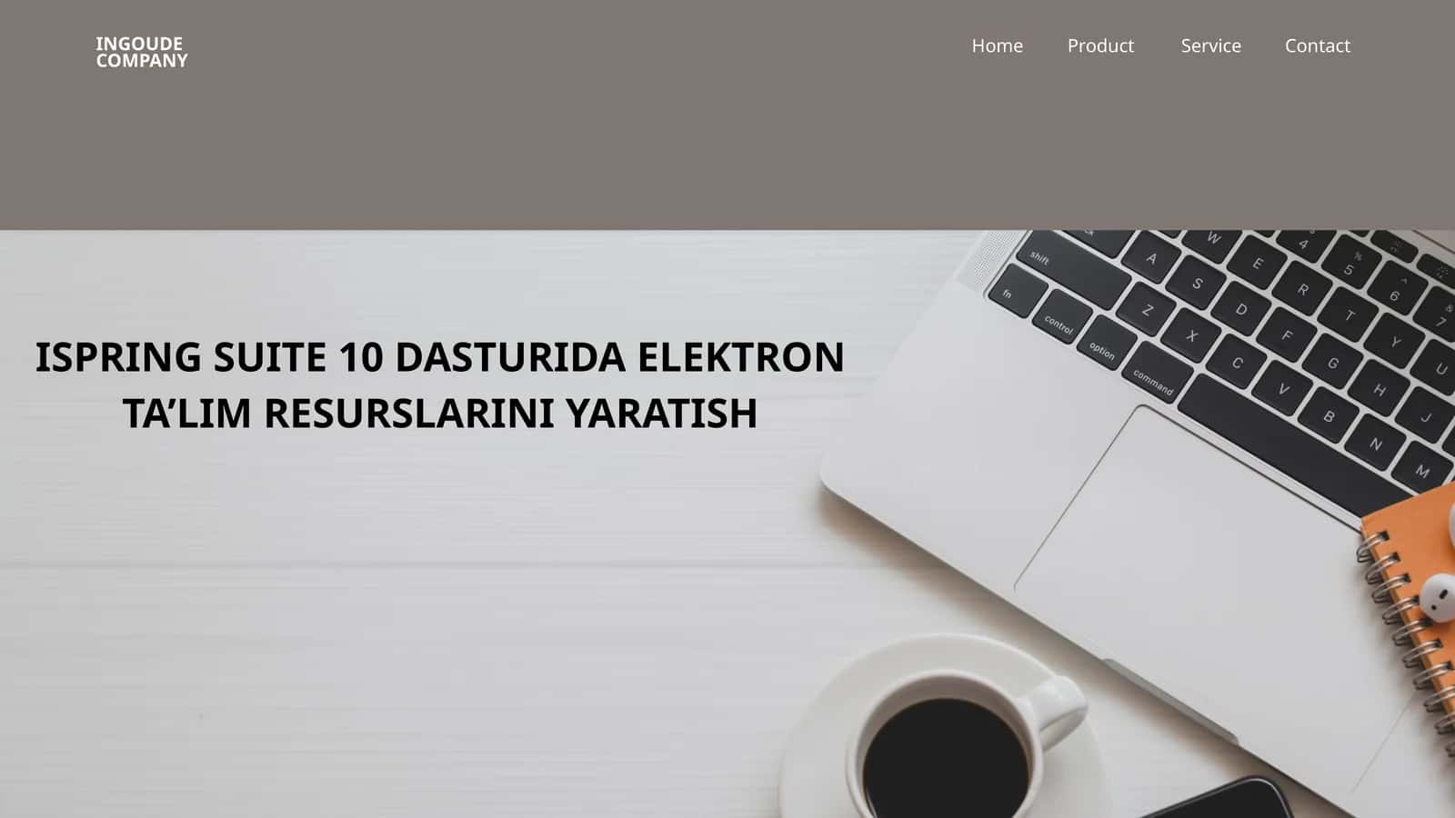 ISPRING SUITE 10 DASTURIDA ELEKTRON TA’LIM RESURSLARINI YARATISH
