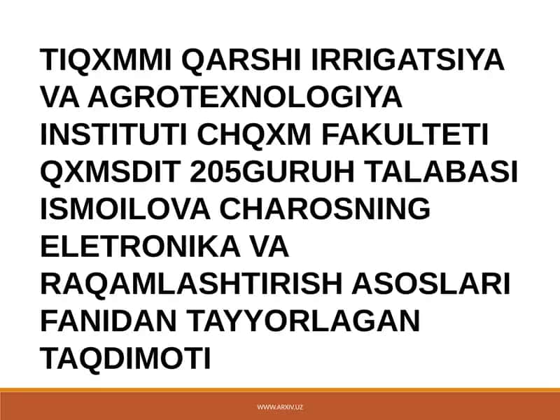 Nurdiodliyoritishvositalarvaularningqo'llanishi