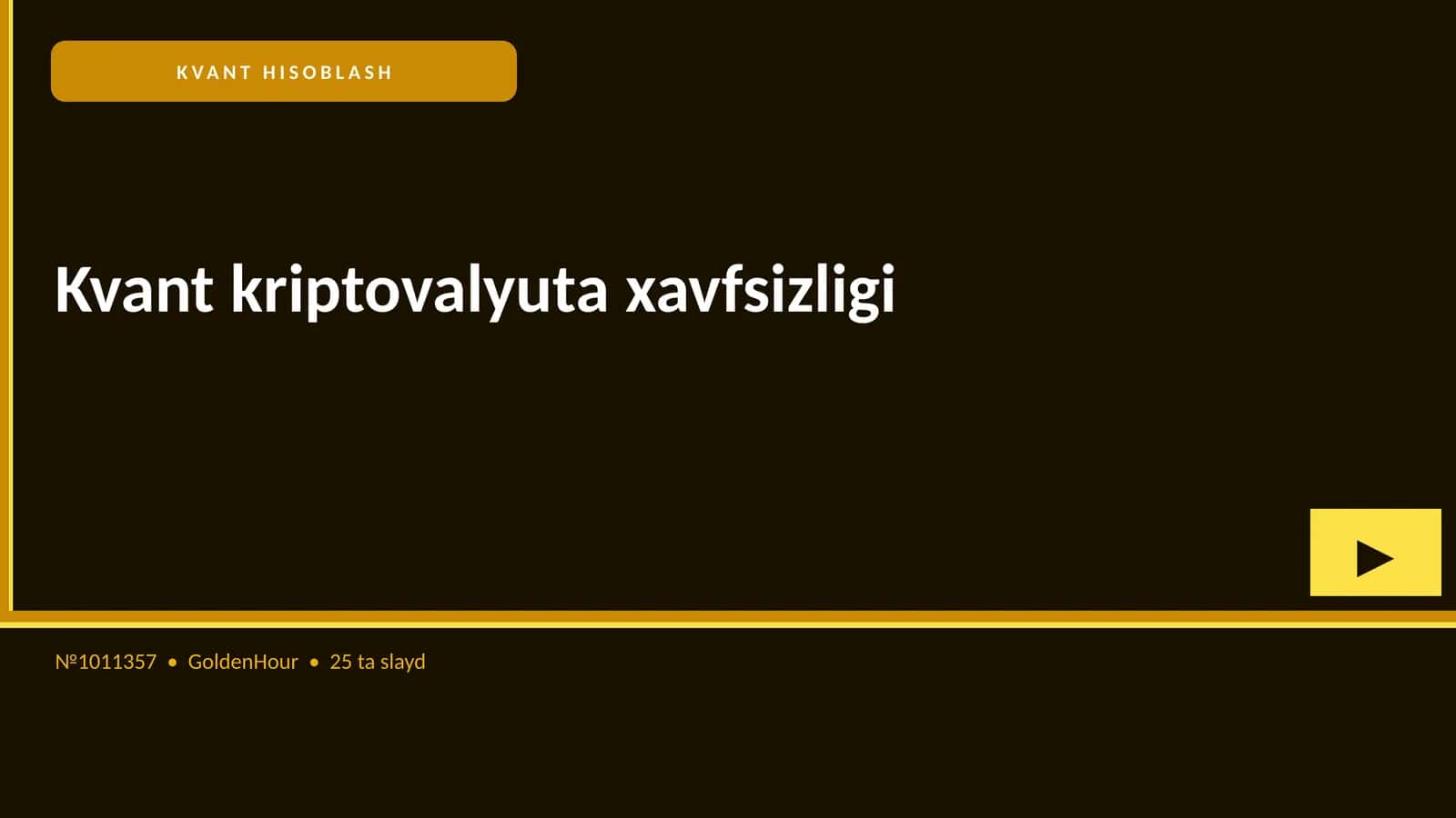 Kvant kriptovalyuta xavfsizligi