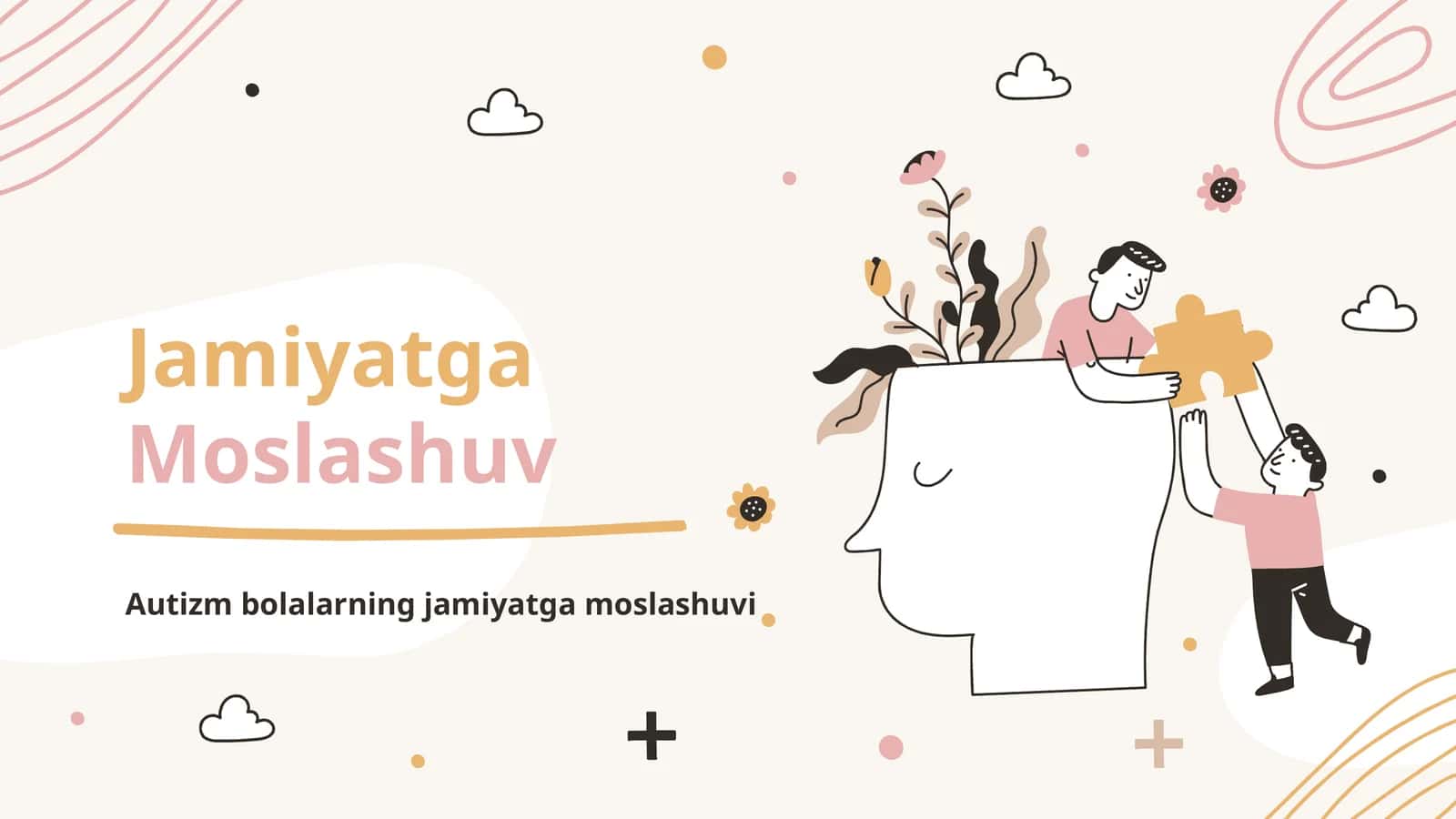Autizmli bolalarning jamiyatga moslashuvi