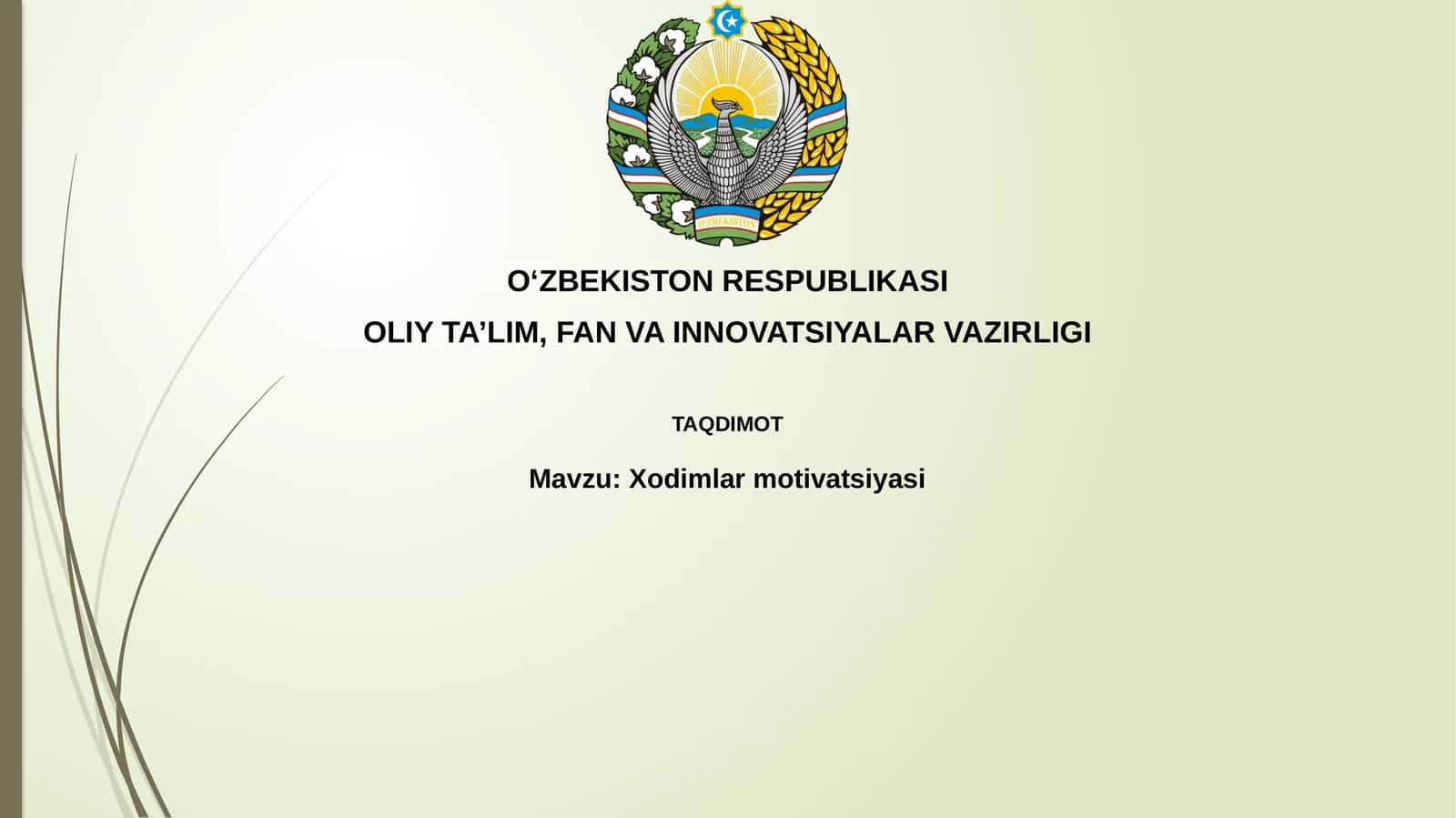 Xodimlarmotivatsiyasi