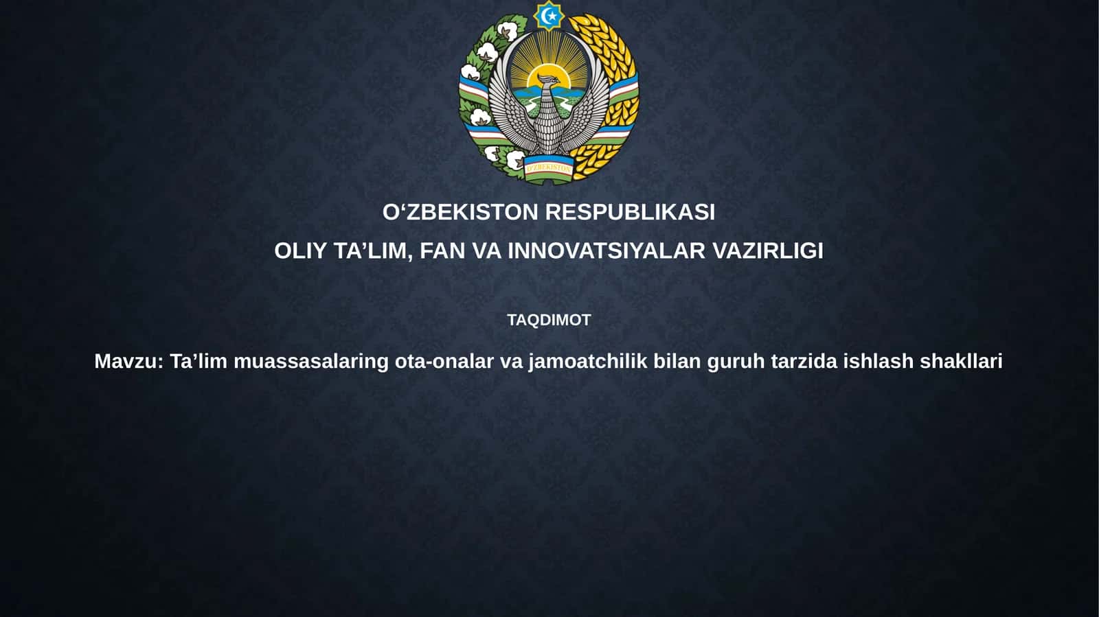 Taʼlim muassasalari