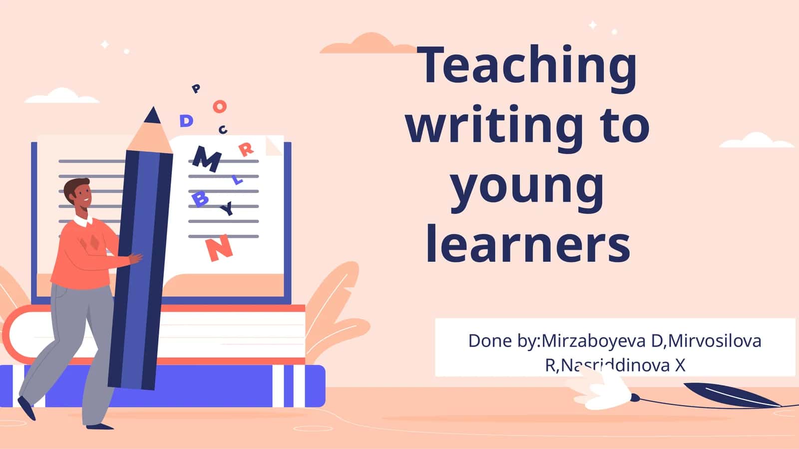 Teaching writing to young learners