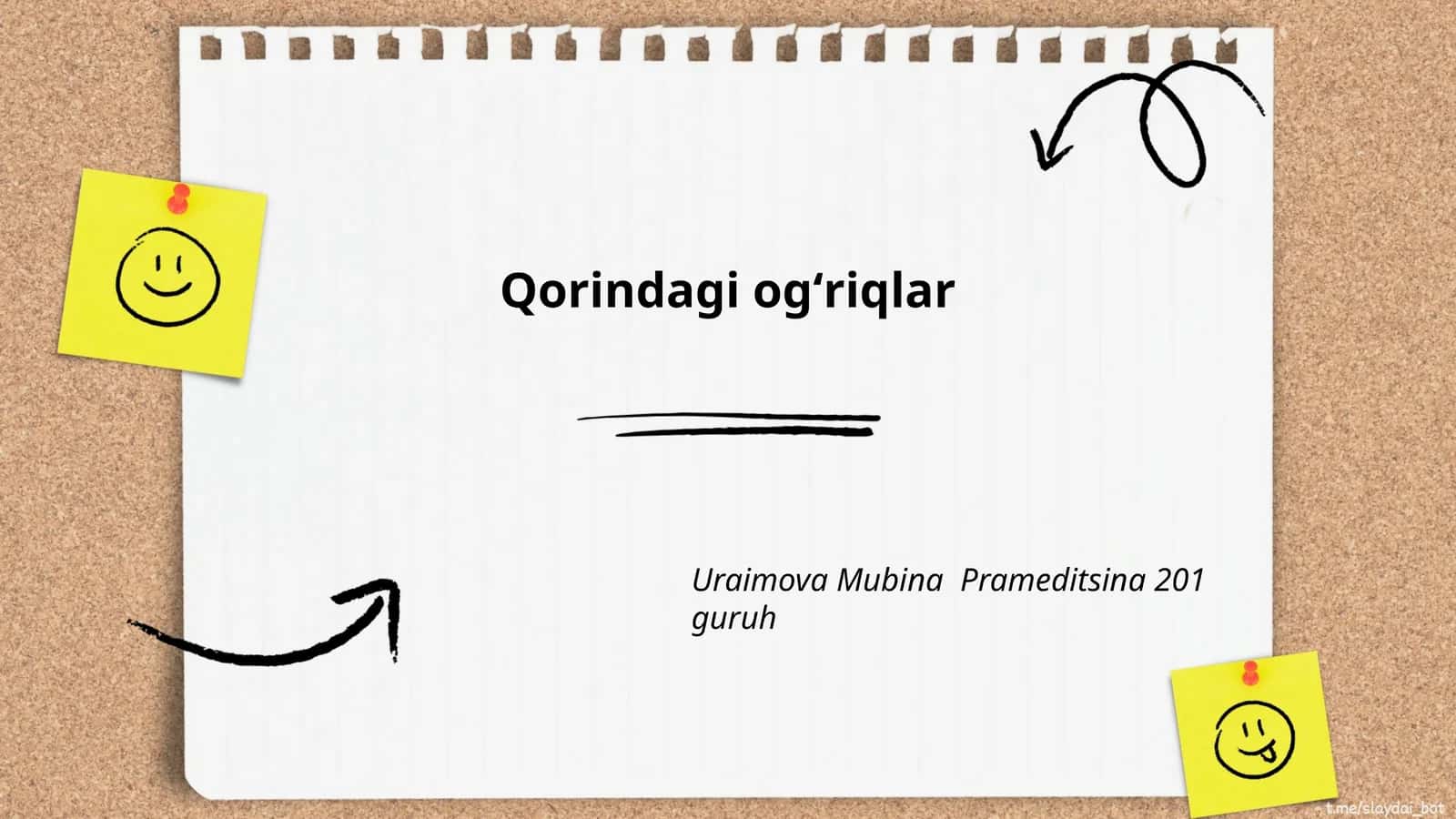 Qorindagi ogʻriqlar