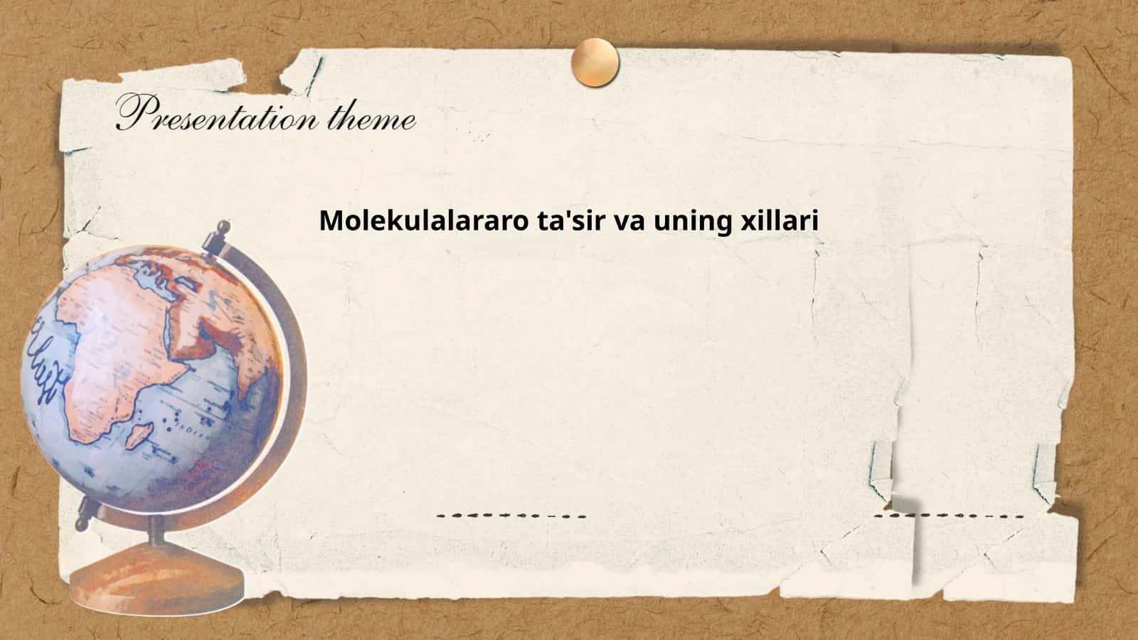 Molekulalararo ta'sir va uning xillari